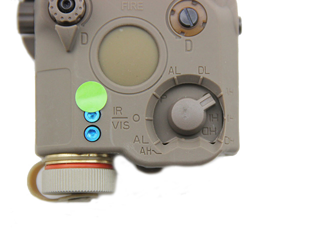 AN/PEQ-15 Green Laser White LED Flashlight Torch IR illuminator